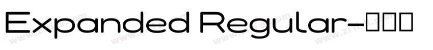 Expanded Regular字体转换